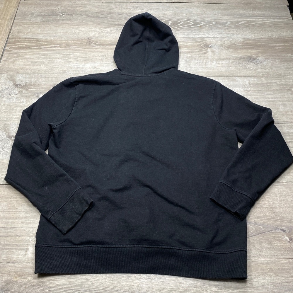 Patagonia Uprisal Hoody Mens XL Black Fitz Roy Logo Graphic Pullover Sweatshirt - Picture 4 of 9